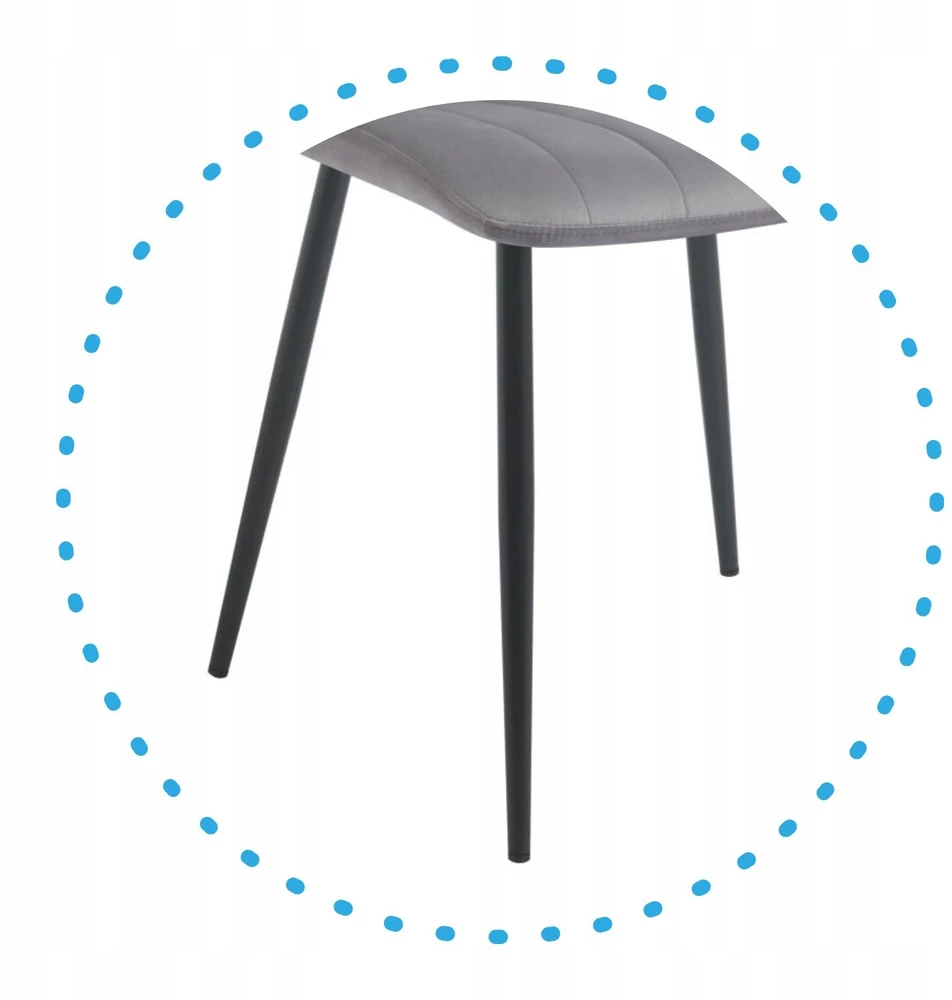 Monovo Minkšta kėdė svetainei Modern Loft Velvet Pilkas Velvet ORITE