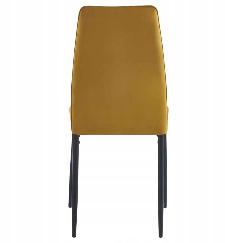 Monovo Minkšta kėdė svetainei Valgomojo Loft Modern Velvet Curry BLYX