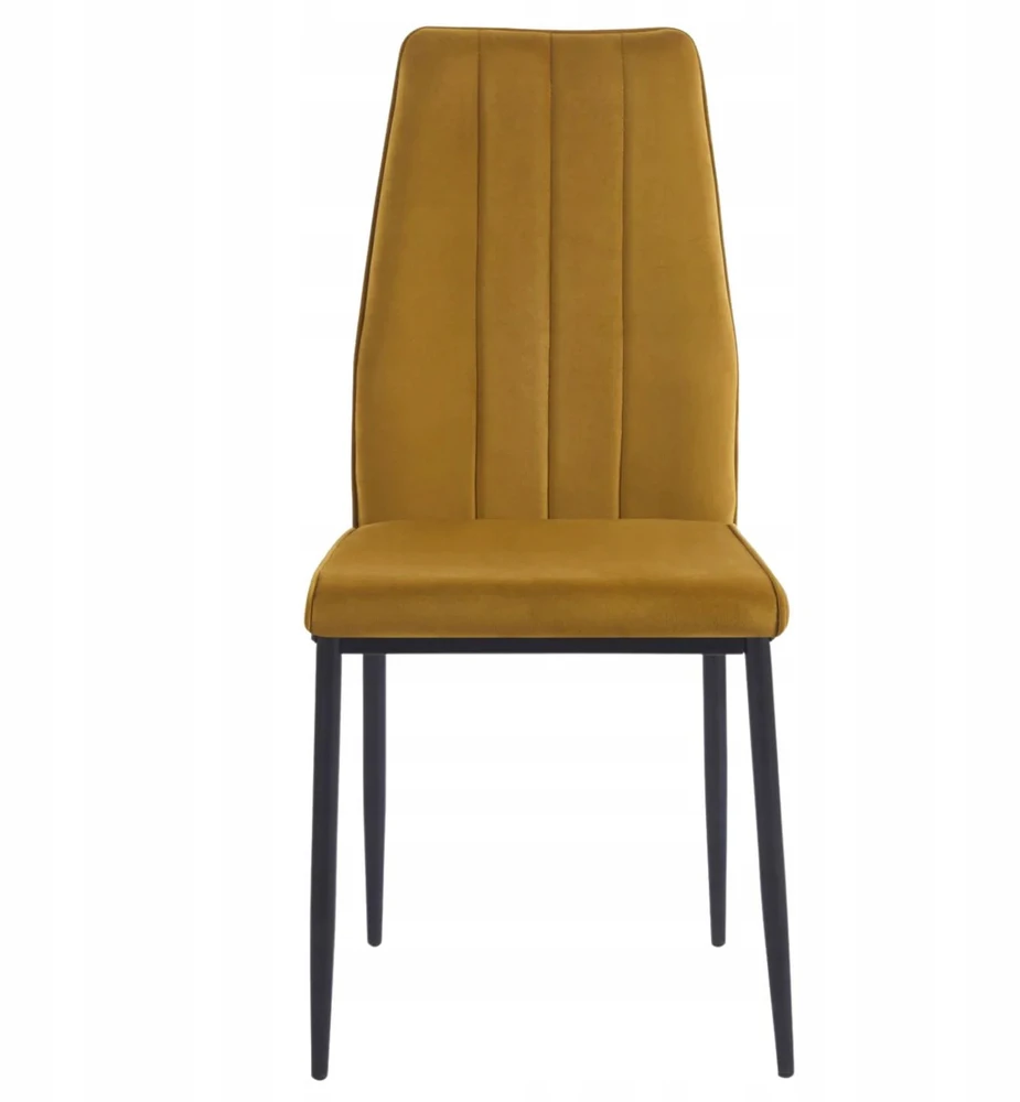 Monovo Minkšta kėdė svetainei Valgomojo Loft Modern Velvet Curry BLYX