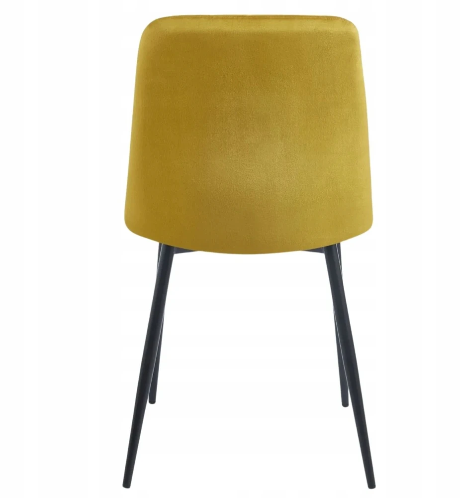 Monovo Minkšta palėpės kėdė svetainei valgomajam Velvet Modern Curry ORITE