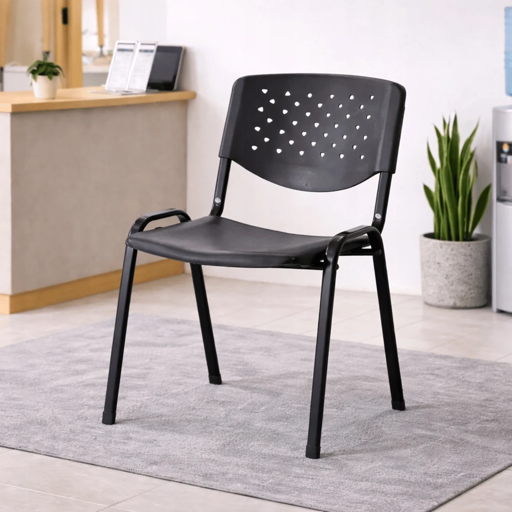 Monovo Moderni ergonomiška konferencijų kėdė biurui ISO Juodas RIVO