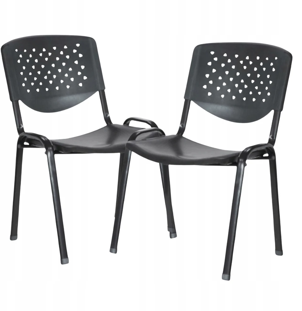 Monovo Moderni ergonomiška konferencijų kėdė biurui ISO Juodas RIVO