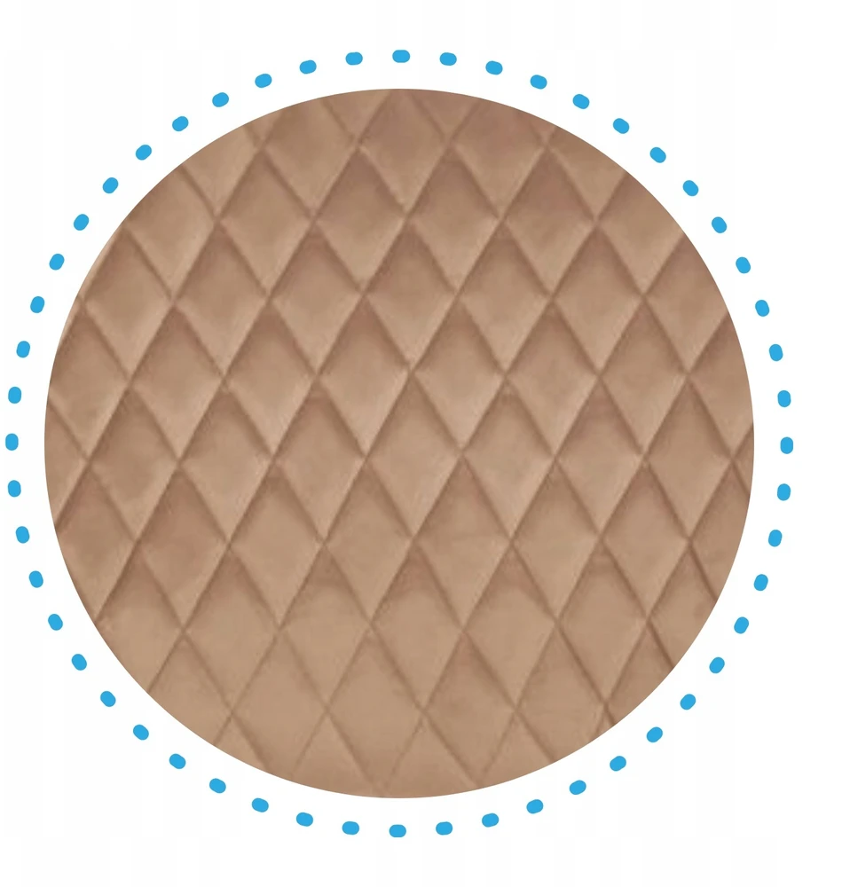 Monovo Veliūrinė kėdė lofto valgomajam su porankiais Smėlio spalvos kapučino VIONA