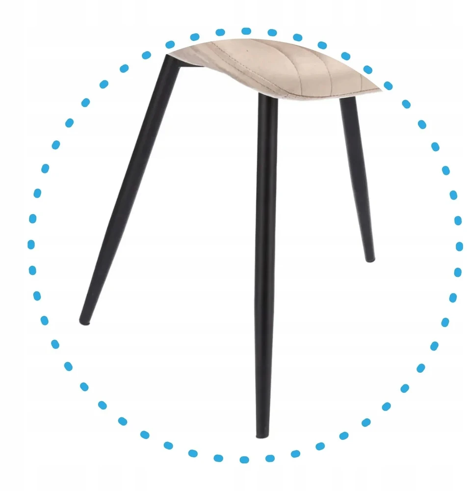 Monovo Velvet Metal Loft Svetainės kėdė Smėlio spalvos Minkštas Velvet LERO