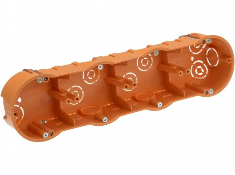 Pawbol Montavimo dėžutė 46mm 68mm Oranžinė 4 vietos gipso kartonui