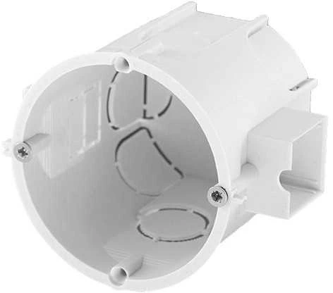 Pawbol Montavimo dėžutė betonui 63mm 1 vieta Balta