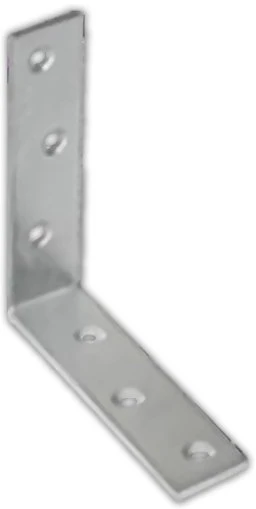 DMX Montavimo kampas, 120 x 80 x 35 x 4 mm, geltonai cinkuotas 10 vnt.