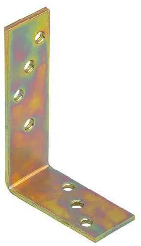 DMX Montavimo kampas, 120 x 80 x 35 x 4 mm, geltonai cinkuotas 10 vnt.