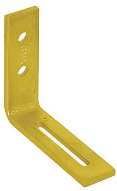 DMX Montavimo kampas, 120 x 80 x 35 x 4 mm, geltonai cinkuotas 10 vnt.