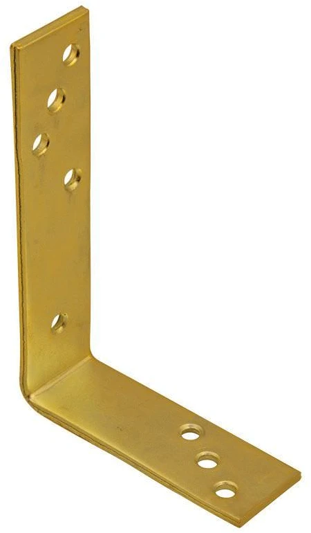 DMX Montavimo kampas, 120 x 80 x 35 x 4 mm, geltonai cinkuotas 10 vnt.