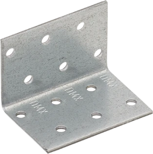 DMX Montavimo kampas, 40x40x200x2,0mm, sustiprintas, cinkuotas