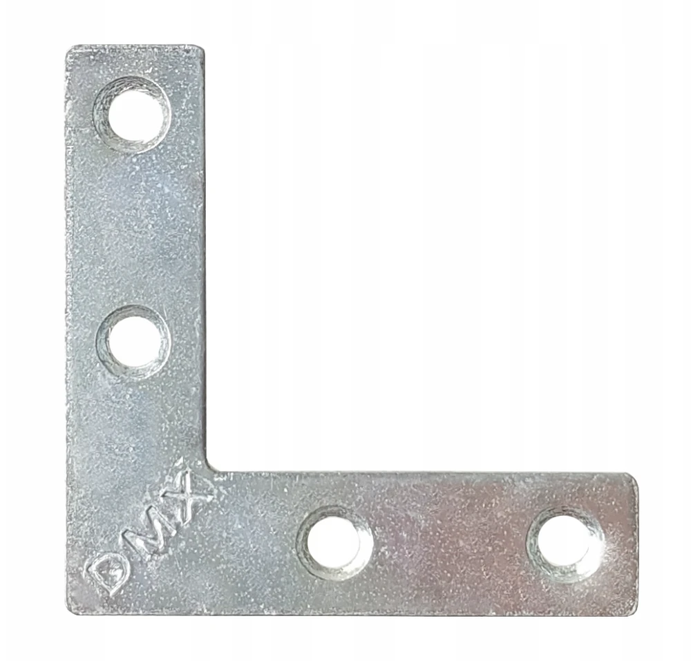 DMX Montavimo kampinė plokštelė, 150 x 150 x 25 x 2,5 mm, geltonai cinkuota