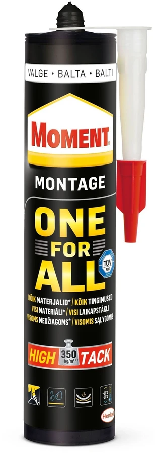 Montažiniai klijai MOMENT ONE FOR ALL EXPRESS, 390 g