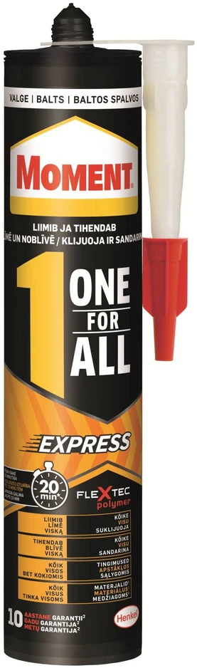 Montažiniai klijai MOMENT ONE FOR ALL UNIVERSAL, 290 g