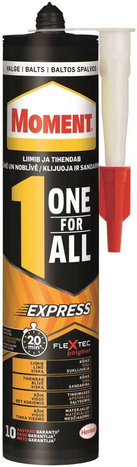Montažiniai klijai MOMENT ONE FOR ALL UNIVERSAL, 290 g