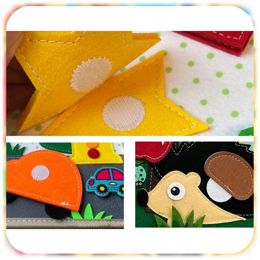 MONTESSORI JAUTIMO KNYGA LAIKOMOJI VELTINĖ KNYGA VAIKAMS