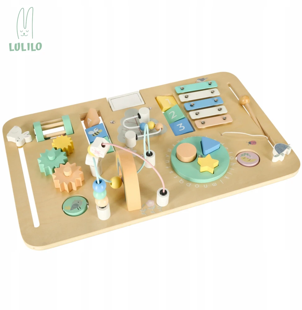 Lulilo montessori spalvotas manipuliacinis stalas