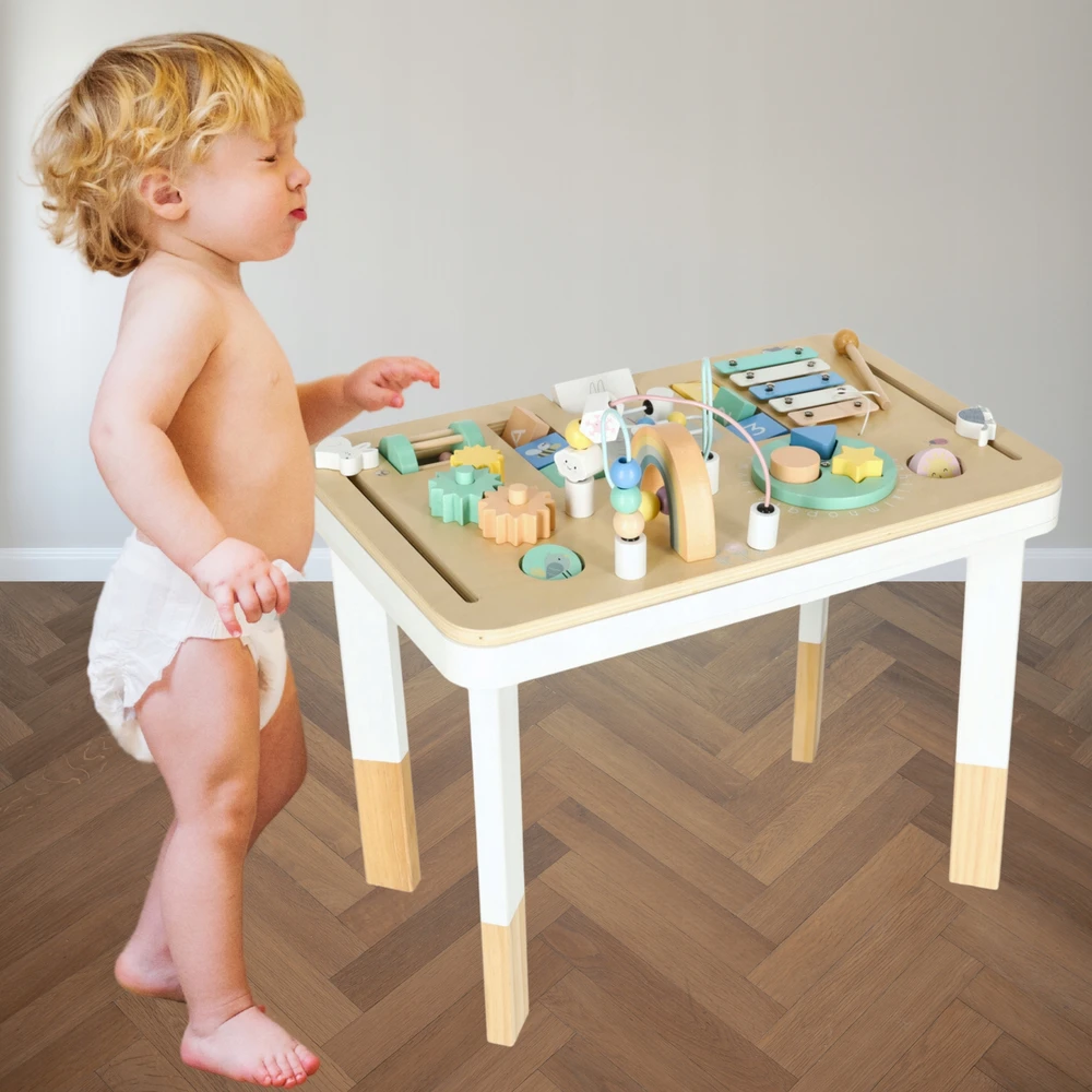 Lulilo montessori spalvotas manipuliacinis stalas