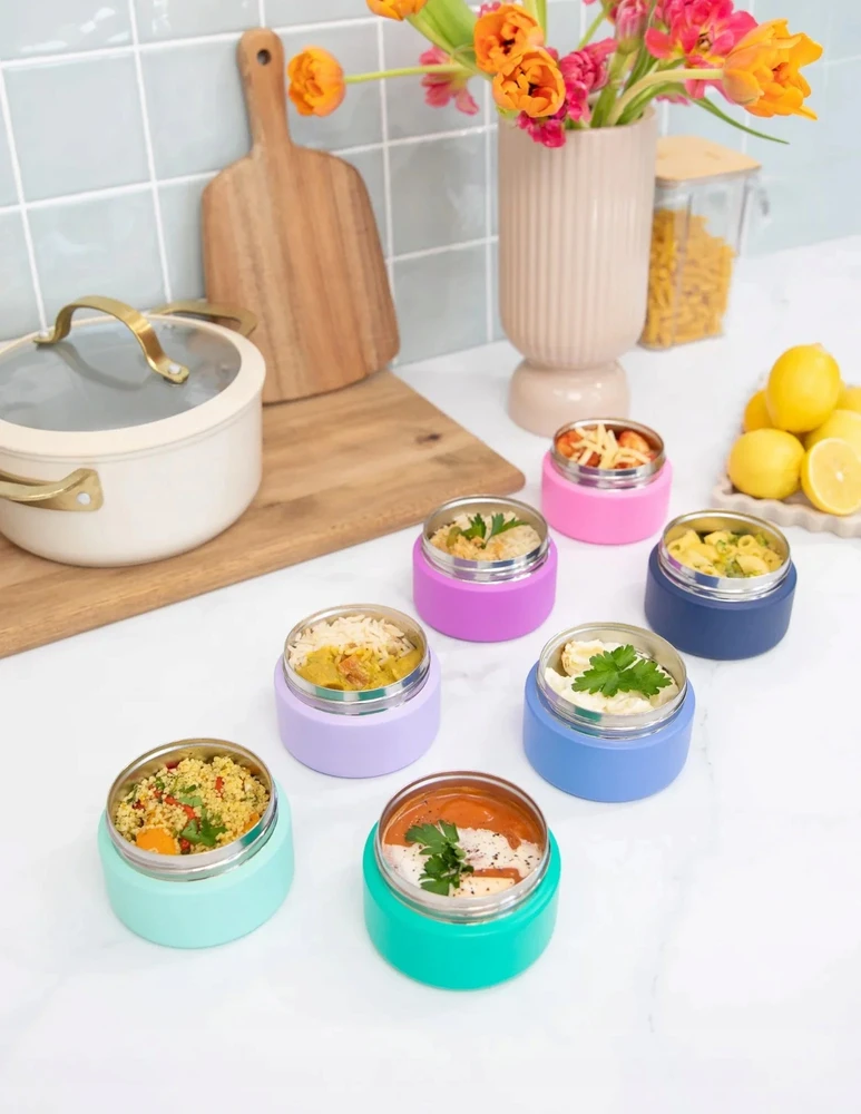 MONTIICO FOOD JAR pietų termosas vaikams 200 ml, Alyvinis