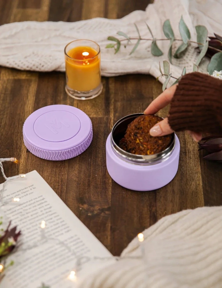 MONTIICO FOOD JAR pietų termosas vaikams 200 ml, Alyvinis