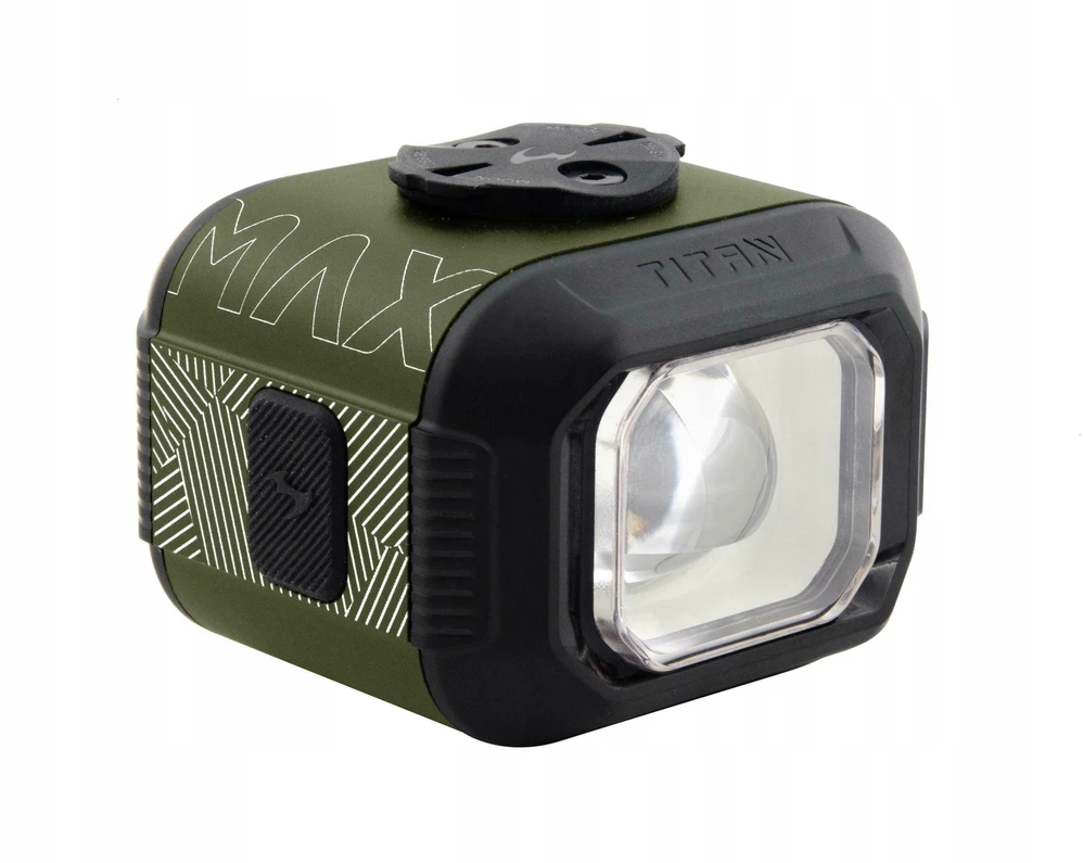 Moon Galingas mėnulis TITAN MAX dviračio žibintas 1700 lm USB armijos žalias