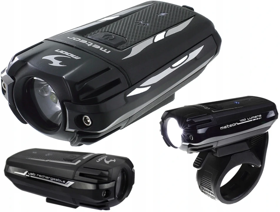 Moon Meteor C3 Led priekinis dviračio žibintas, 400 lm, Usb