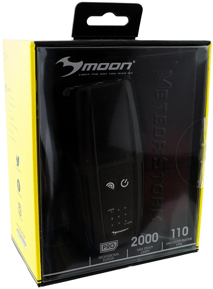 MOON METEOR STORM PRO 2000 lm dviračių žibintas