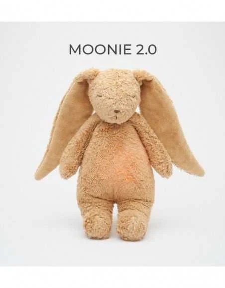 Moonie 2.0 migdukas Organic Humming Bunny - Cappuchino su garso įrašymo funkcija