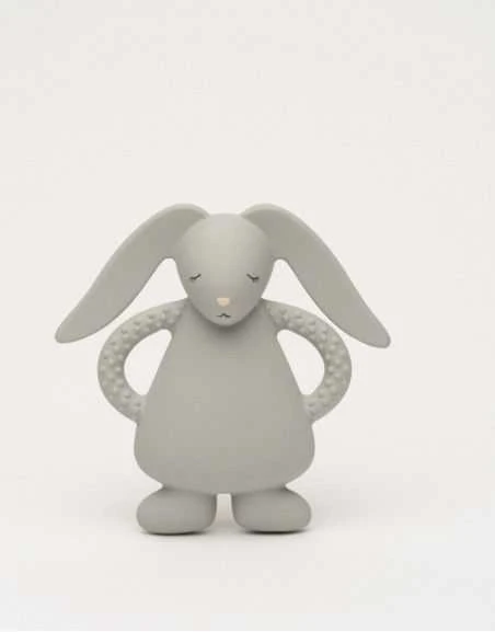Moonie natūralaus kaučiuko kramtukas Bunny - Sidabrinis