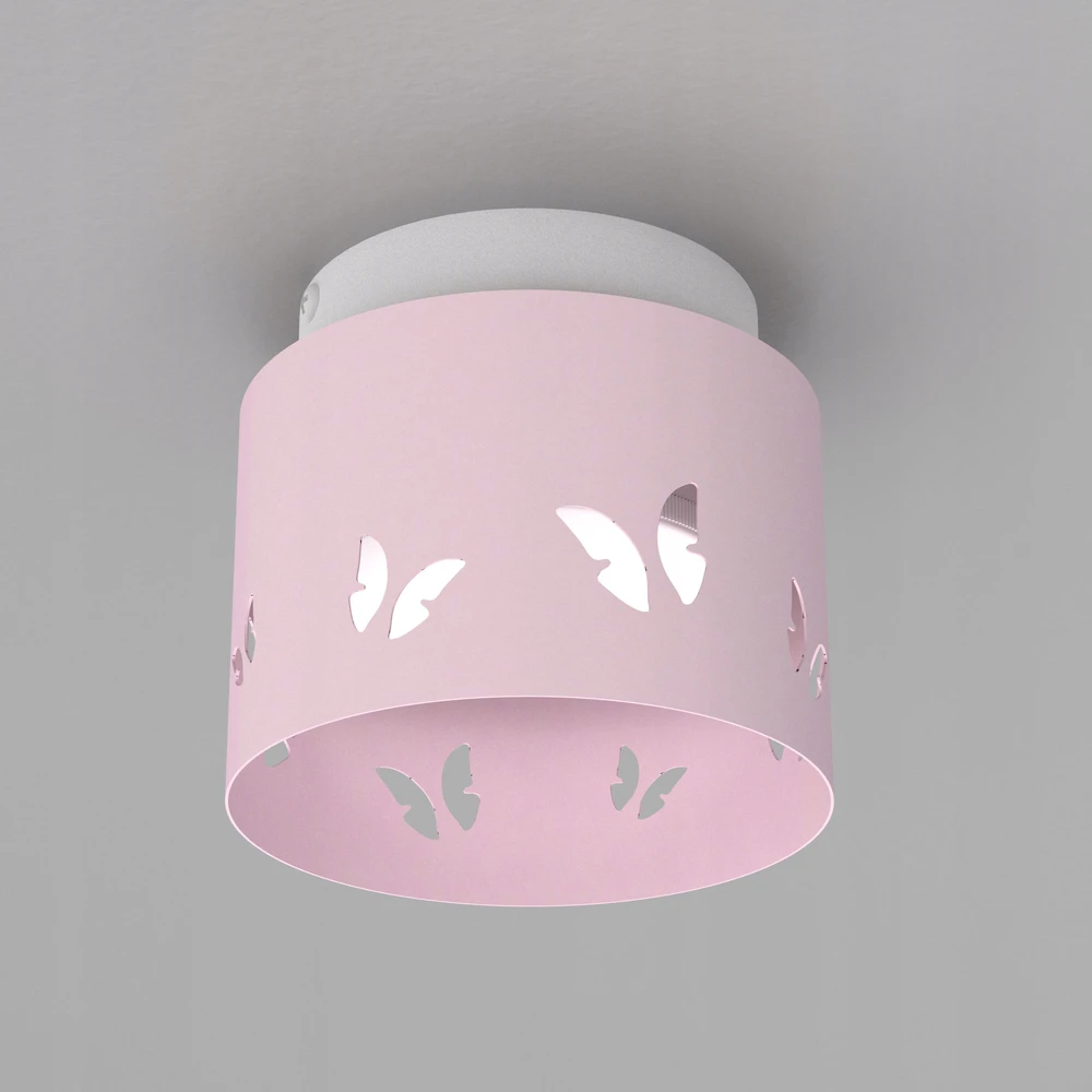 Moonlight DZIECIĘCA LAMPA PLAFON SUFITOWY ŻYRANDOL LED GX53 MOTYL DLA DZIEWCZYNKI