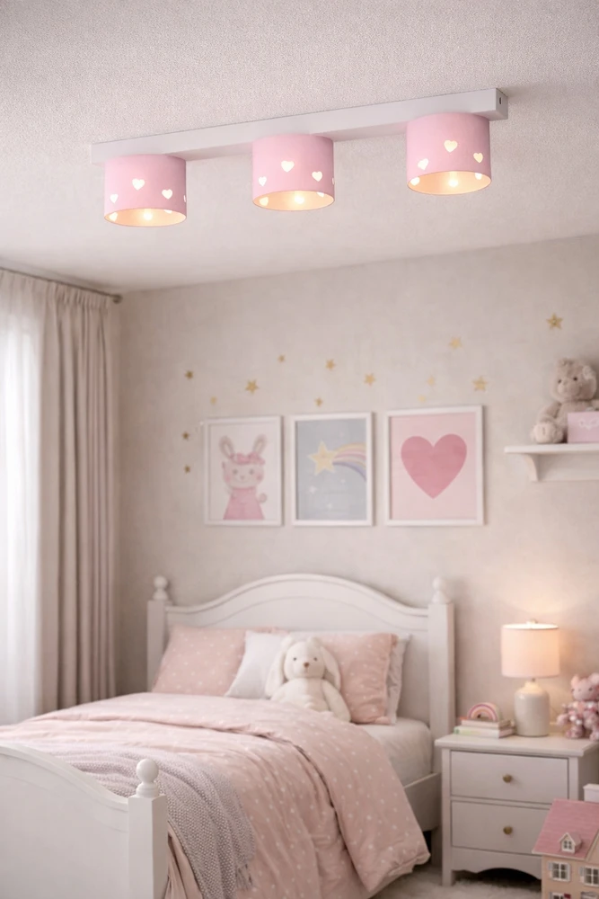Moonlight DZIECIĘCA LAMPA PLAFON SUFITOWY ŻYRANDOL LED GX53 MOTYL DLA DZIEWCZYNKI