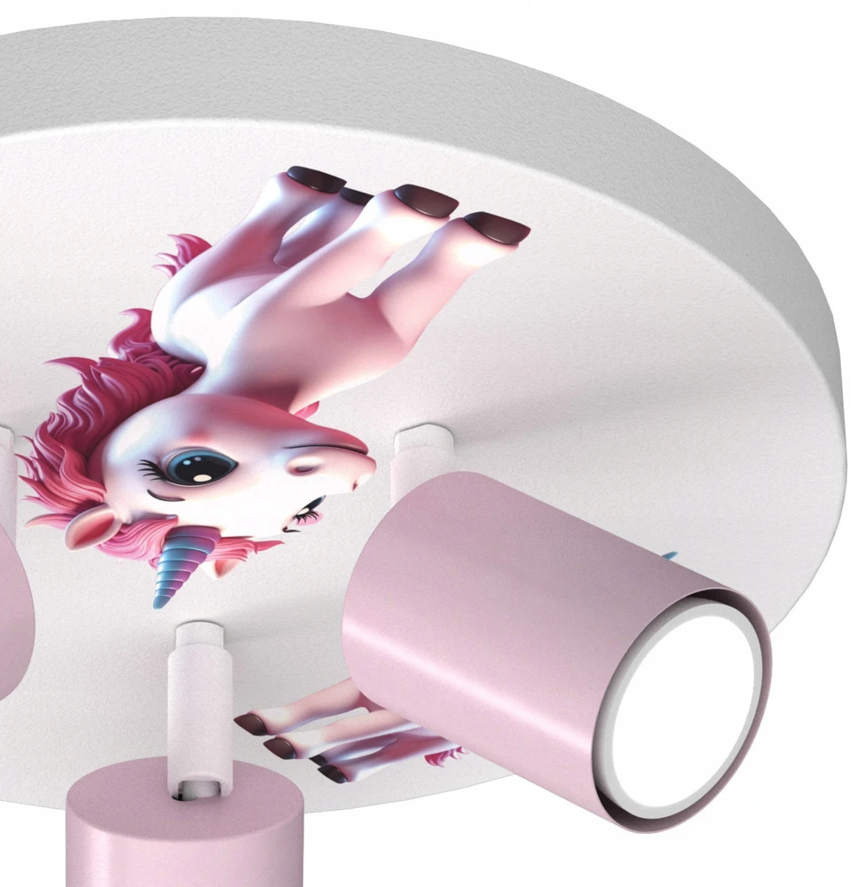 Moonlight DZIECIĘCA LAMPA SUFITOWA DLA DZIEWCZYNKI JEDNOROŻEC UNICORN LED POLSKA