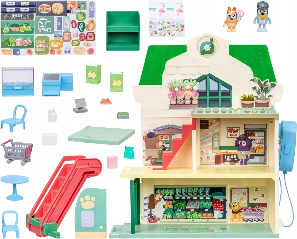 Bluey Rinkinys Supermarket