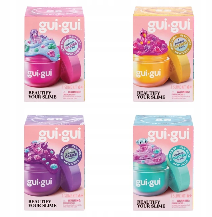 Moose Toys Gui Gui Slime Jar Selection Figurines Set Creative Tik Tok Viral hit