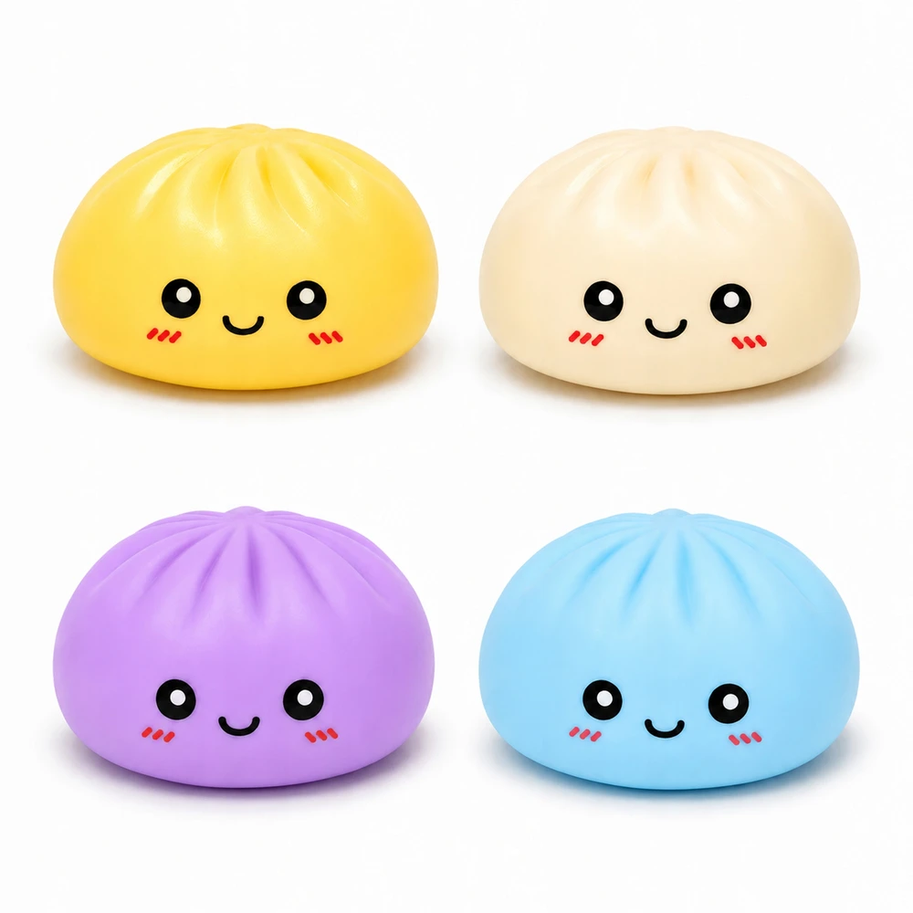 Moramo Gniotek Antistress Dumplings Sensory koldūnai virtinukai vaikams 9CM
