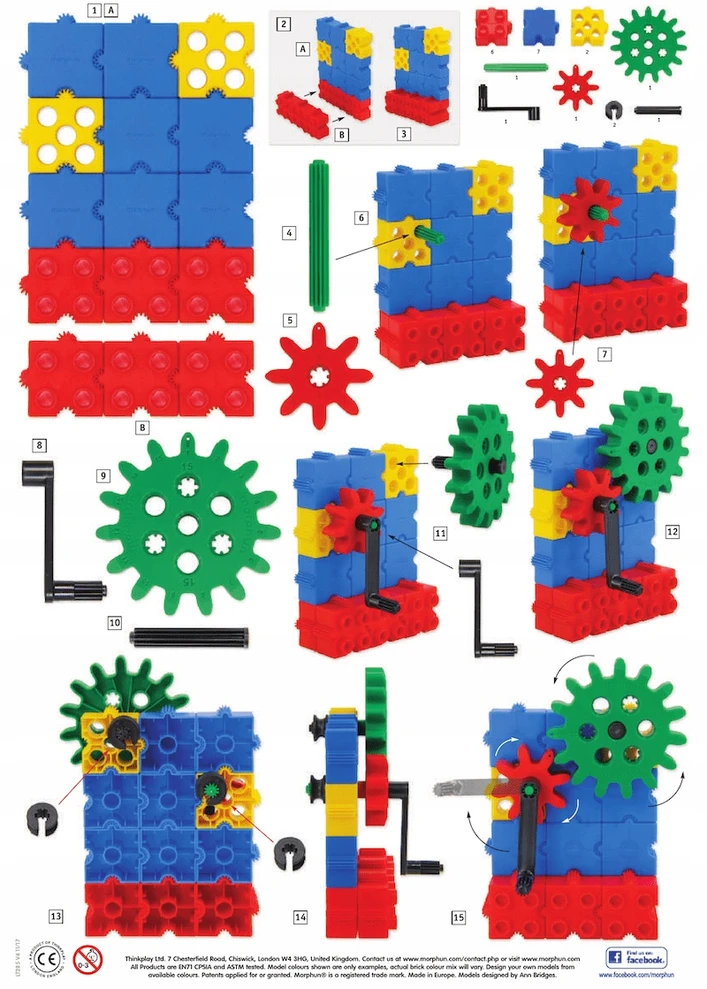 Konstruktorius Morphun Gearphun jaunasis inžinierius 320 el.