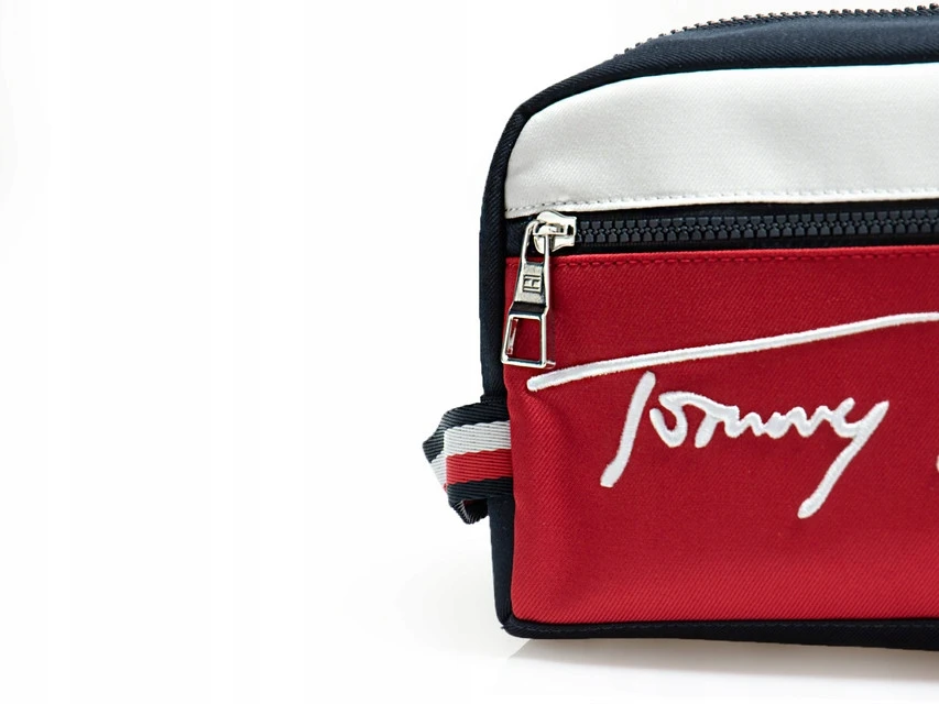 Moteriška kosmetinė Tommy Hilfiger TH SIGNATURE Washbag, tamsiai mėlyna AM0AM07293 DW5
