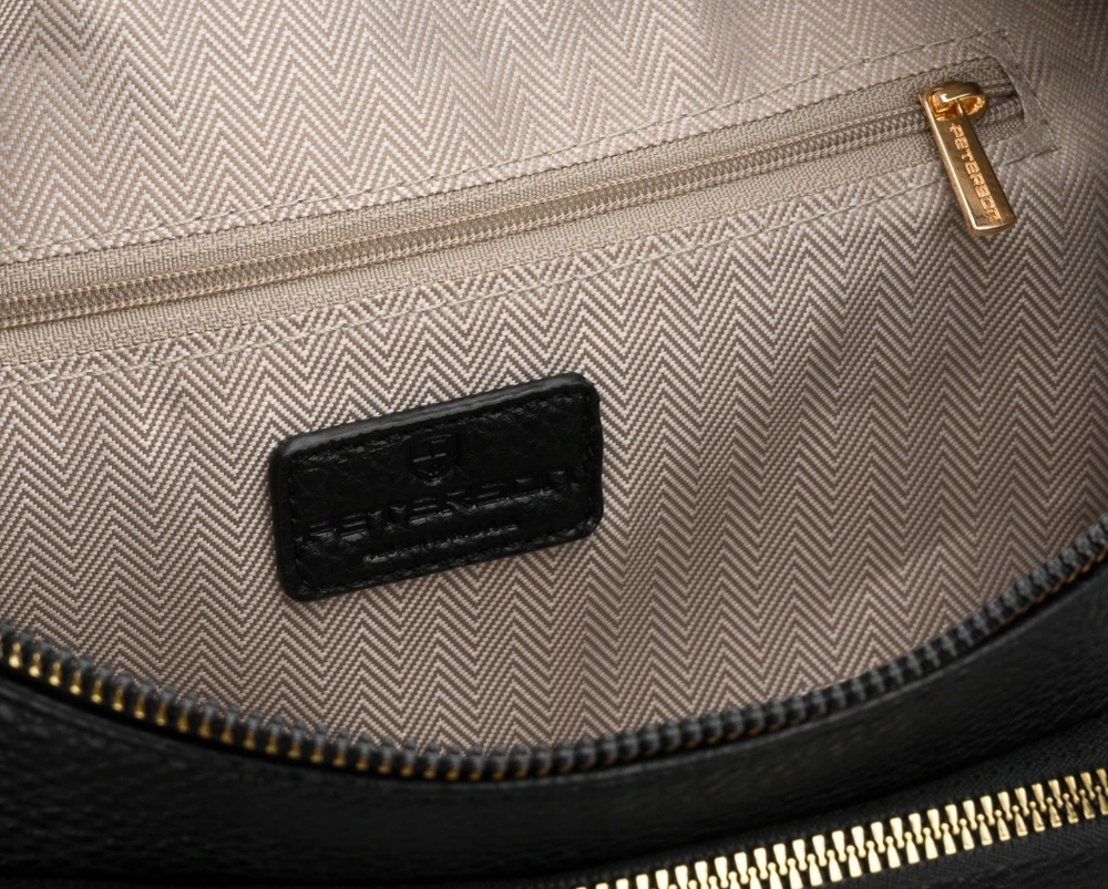 Moteriškas juodas Peterson liemens krepšys Crossbody City pečių krepšys