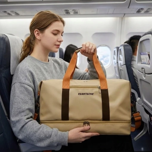Moteriškas vyriškas sportinis kelioninis krepšys, didelis, lengvas, 38L, unisex