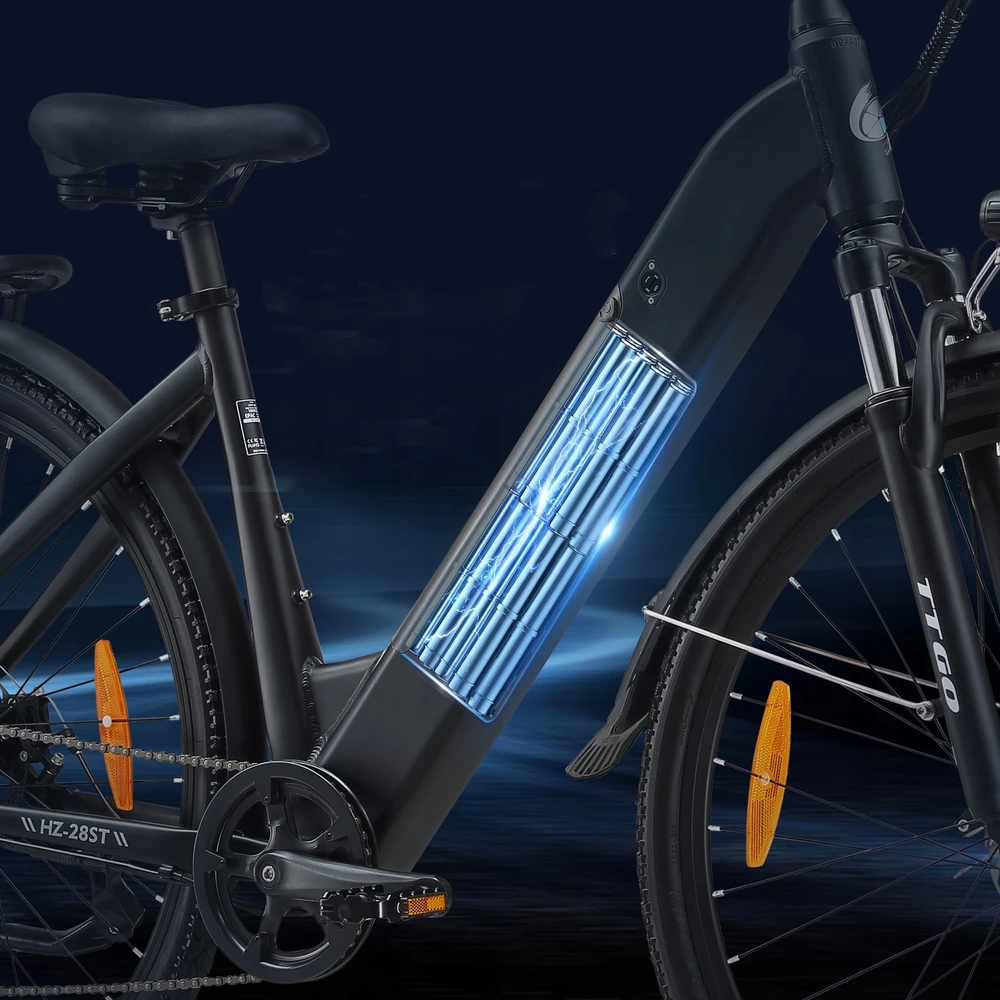 Moteriški / vyriški elektriniai dviračiai TTGO HZ-28ST 120KM 28'' 250W 36V 20Ah-EU