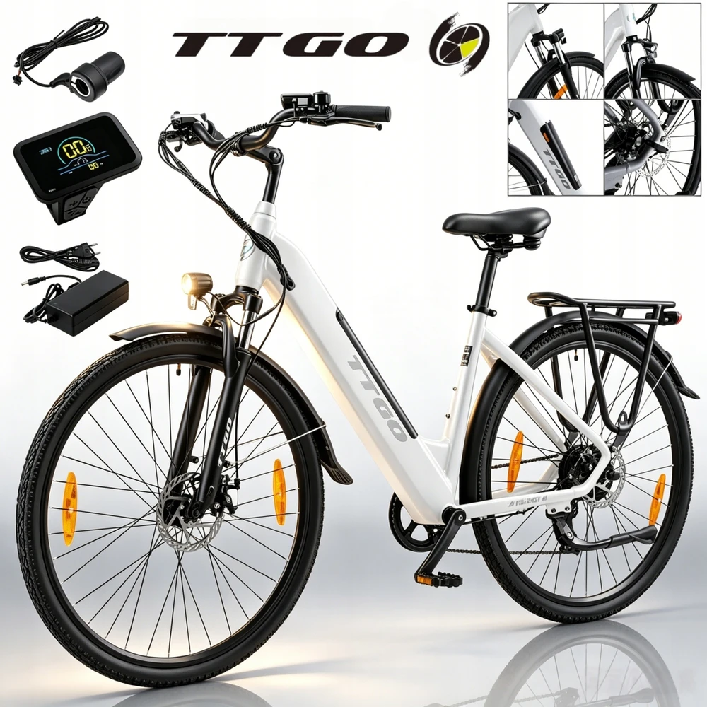 Moteriški / vyriški elektriniai dviračiai TTGO HZ-28ST 120KM 28'' 250W 36V 20Ah-EU