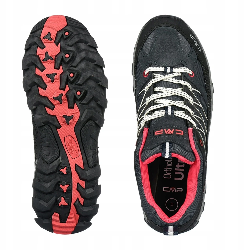 Moteriški žygio batai CMP Rigel Low Wmn Trekking Shoe Wp Antracite-Off Baltas. 37