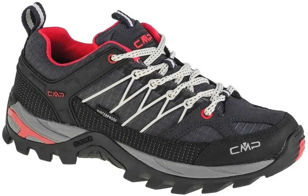 Moteriški žygio batai CMP Rigel Low Wmn Trekking Shoe Wp Antracite-Off Baltas. 37