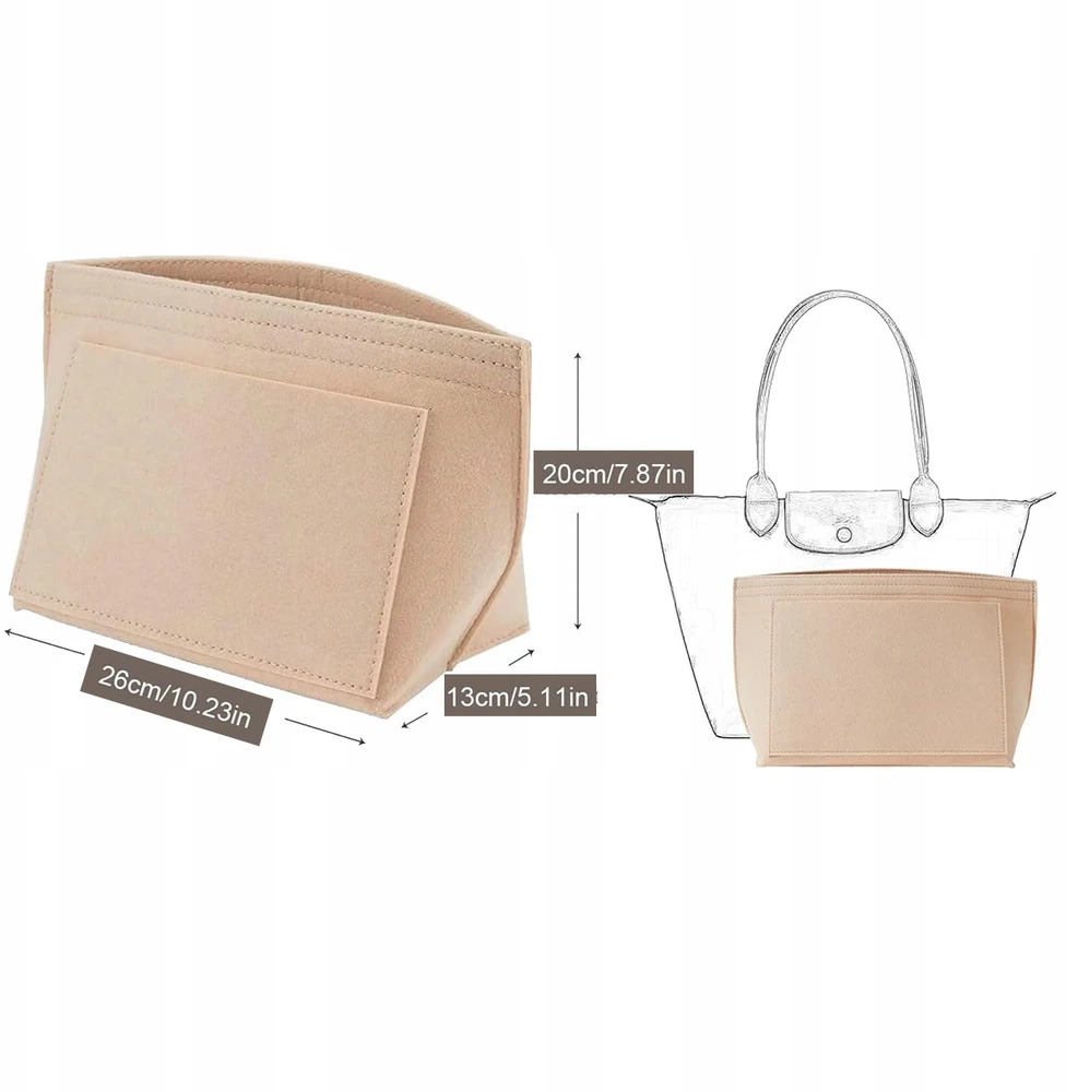 Moteriškos rankinės įdėklas Longchamp M