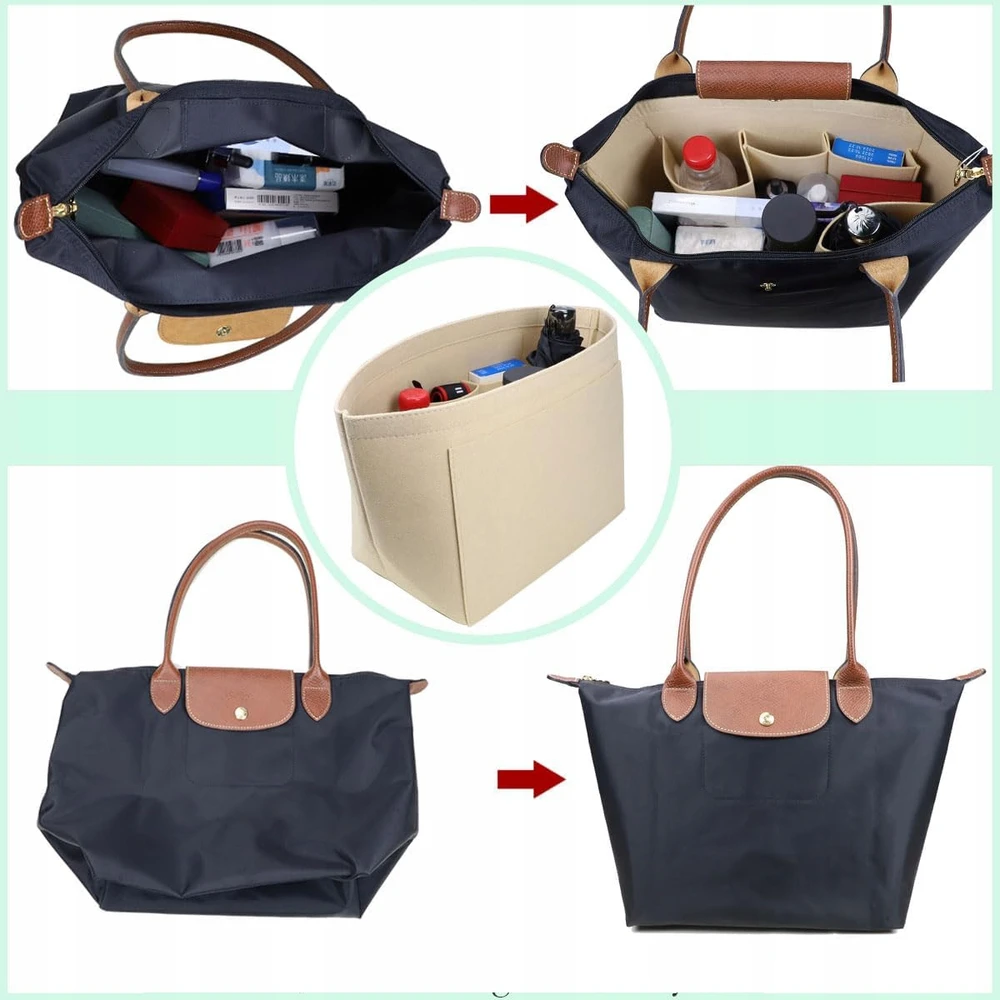 Moteriškos rankinės įdėklas Longchamp M