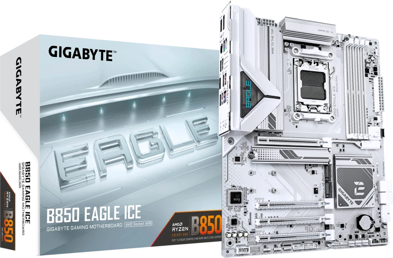 Pagrindinė plokštė GIGABYTE B850 EAGLE ICE AM5 1xDP 1xHDMI