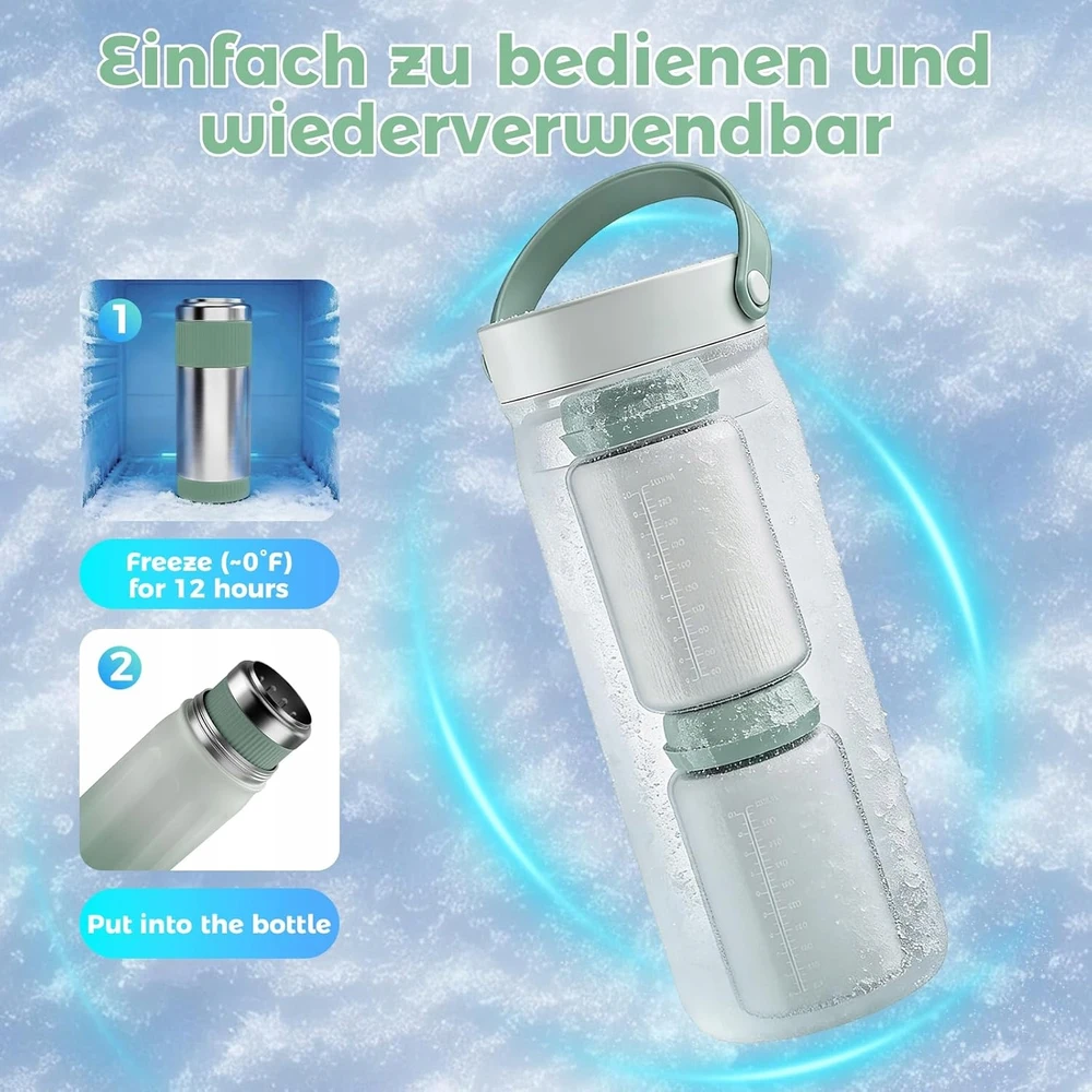 Motinos pieno aušintuvas 600 ml | 24h šviežumas, 2 buteliams