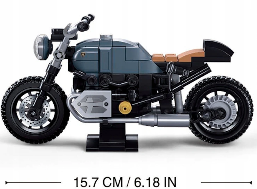 Motociklo mastelis 1:12 Sluban blokeliai 191 vnt. Modelis Brick M38-B1134