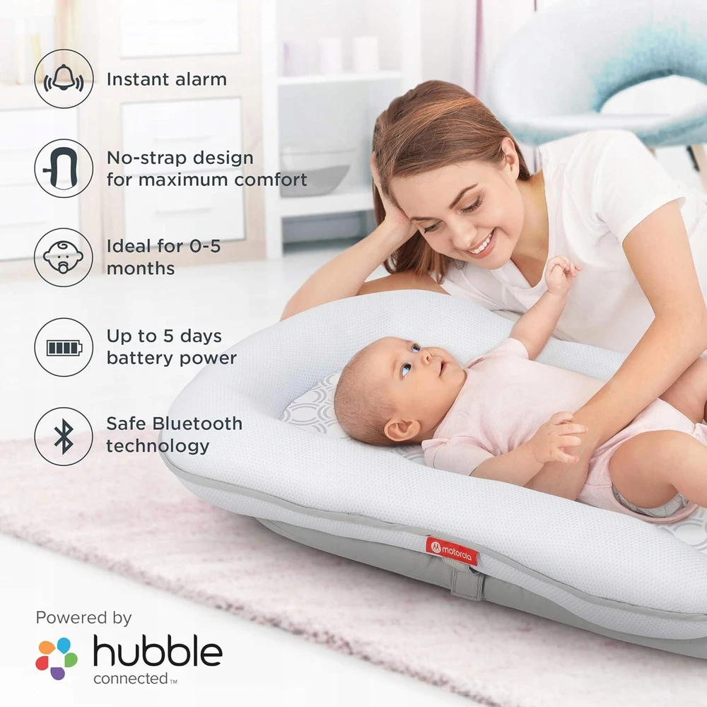 Patalynės komplektas „Motorola Baby Comfort Cloud“ išmanusis miego ir kvėpavimo monitorius