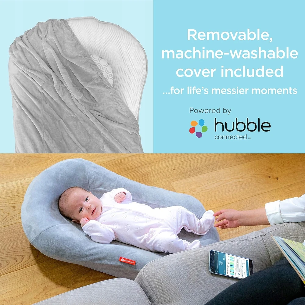 Patalynės komplektas „Motorola Baby Comfort Cloud“ išmanusis miego ir kvėpavimo monitorius